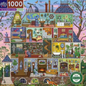 EeBoo Puslespil - 1000 Brikker - 58,5x58,5 cm - The Alchemist's