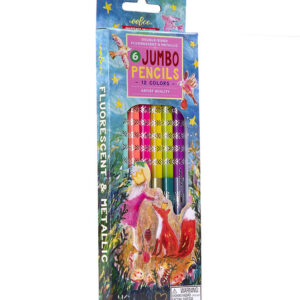 Eeboo Farveblyanter - 6 Stk. - Jumbo - King Fox