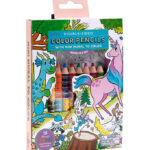 Eeboo Farveblyanter - 8 Stk. - Magiske Skabninger m. Tegning