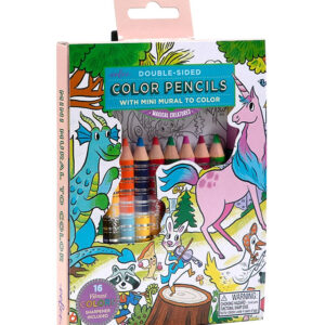 Eeboo Farveblyanter - 8 Stk. - Magiske Skabninger m. Tegning