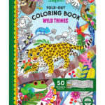 Eeboo Fold Ud Malebog m. Klistermærker - Vilde Dyr