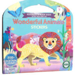 Eeboo Klistermærkebog - 200+ Klistermærker - Skønne Dyr