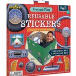 Eeboo Klistermærker - Genanvendelige - Rolleleg - Bil