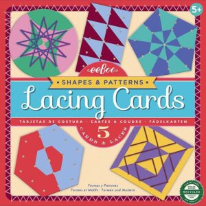 Eeboo Læringsspil - Lær At Sy-Kort - Farver Og Mønstre