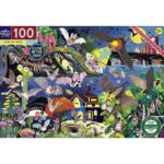 Eeboo Puslespil - 100 Brikker - 45,7x68,5 cm - Love Of Bats