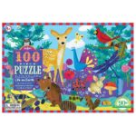 Eeboo Puslespil - 100 Brikker - Livet På Jorden