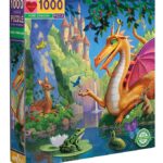Eeboo Puslespil - 1000 Brikker - Kind Dragon