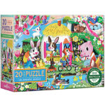 Eeboo Puslespil - 20 Brikker - 28x38 cm - Forår