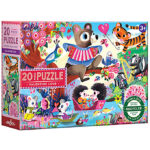 Eeboo Puslespil - 20 Brikker - 28x38 cm - Holder Af