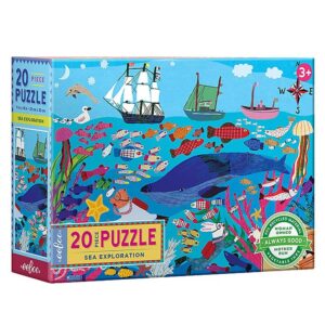 Eeboo Puslespil - 20 Brikker - Livet i Havet