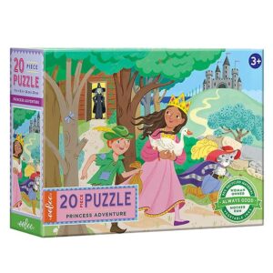 Eeboo Puslespil - 20 Brikker - Prinsesse på Eventyr