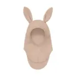 Elefanthue m. Ører Uld Fleece - Mahogany Rose - 12-24 MDR.