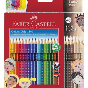 Faber-Castell Farveblyanter - 24 stk. - Multi/Skin Tones