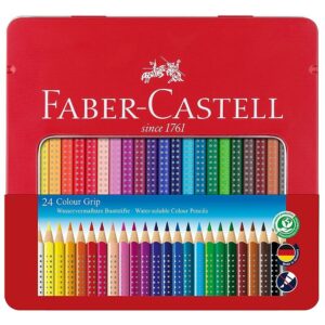 Faber-Castell Farveblyanter - Grip - Akvarel - 24 stk - Multi