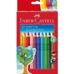Faber-Castell Farveblyanter - Jumbo Grip - Akvarel - 12 stk - Mu
