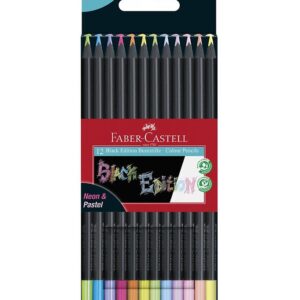 Faber-Castell Farveblyanter - Trekantet - 12 stk - Neon/Pastel