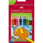 Faber-Castell Farveblyanter - Trekantet - Jumbo - 5,4 mm - 12 st
