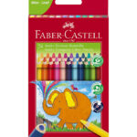 Faber-Castell Farveblyanter - Trekantet - Jumbo - 5,4 mm - 24 st