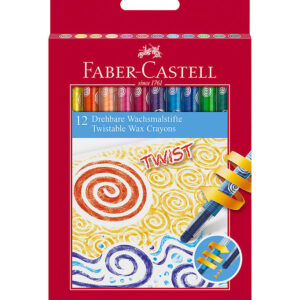 Faber-Castell Farvekridt - Twistable - 12 stk