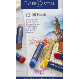 Faber-Castell Fedtfarver - 12 stk