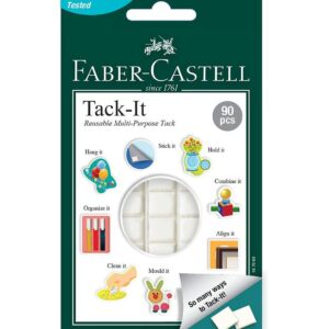 Faber-Castell Hæftemasse - Tack It - 90 stk. - Hvid