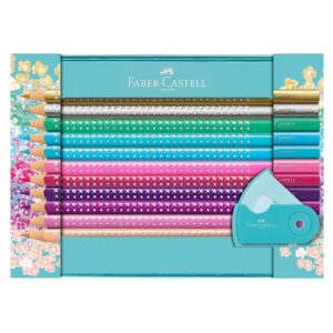 Faber-Castell Sparkle Tinæske - Farver/Spidser - 20 stk - Multi