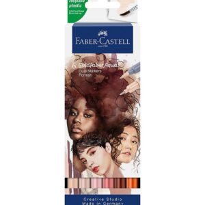 Faber-Castell Tuscher - 6 stk. - Portrait