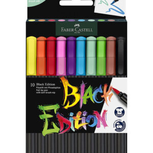 Faber-Castell Tuscher - Black Edition - 10 stk.