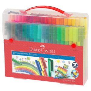 Faber-Castell Tuscher - Connector Etui - 80 stk - Multi