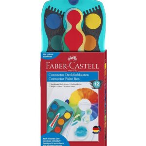 Faber-Castell Vandfarve - Connector - 12 Farver
