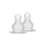 Flaskesutter rund Silikone 2 pk Medium Flow