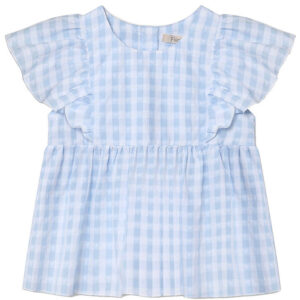 Fliink Bluse - Pari - Dream Blue Check