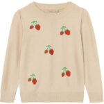 Fliink Bluse - Strik - Favo - Sandshell