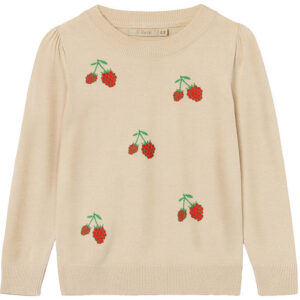 Fliink Bluse - Strik - Favo - Sandshell