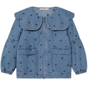 Fliink Denimjakke - Donna - Bomber - Light Denim Blue