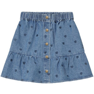 Fliink Nederdel - Denim - Donna - Light Denim Blue