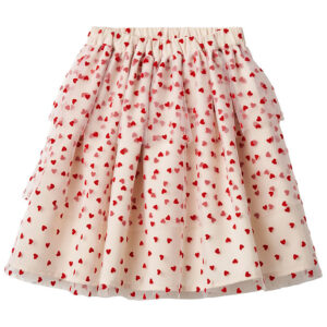 Fliink Nederdel - Tulle - Sandshell/Pompeian Red