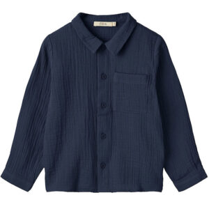 Fliink Skjorte - Musselin - Elmo - Insinia Blue