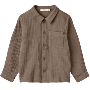 Fliink Skjorte - Musselin - Elmo - Pine Bark