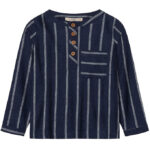 Fliink Skjorte - Vira - Insignia Blue/Sandshell