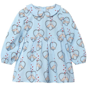 Fliink Tunika - Colombe - Dream Blue/Hjerter