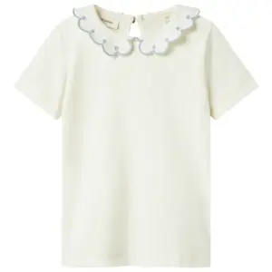 Fundo kortærmet slim skjorte - COCO MILK - 110