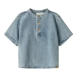 Fundo ss løs dnm skjorte - MEDIUMBLUE - 92