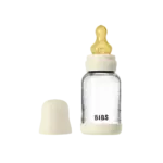 Glass baby bottle latex 120 ml ivory