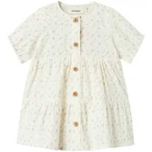 Hailey kortærmet løs body kjole - COCO MILK - 74