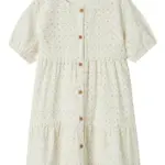 Hailey kortærmet løs kjole - COCO MILK - 98