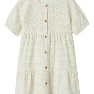 Hailey kortærmet løs kjole - COCO MILK - 98