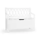 Harlequin Børnebænk - hvid - FSCÂ® Mix