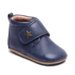 Hjemmesko, Velcro Star - 21 Navy - 25