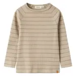 Kail langærmet slim top - PURE CASHMERE - 110